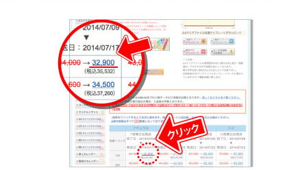 100枚の価格をクリック