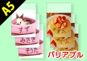 A5クリアファイル バリアブル(可変印刷)