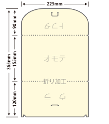 ※画像はチケットホルダー(大)両側加工です