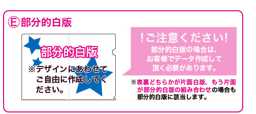部分的白版