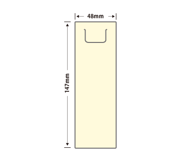 クリアしおり6種同時発注（スリット入り）