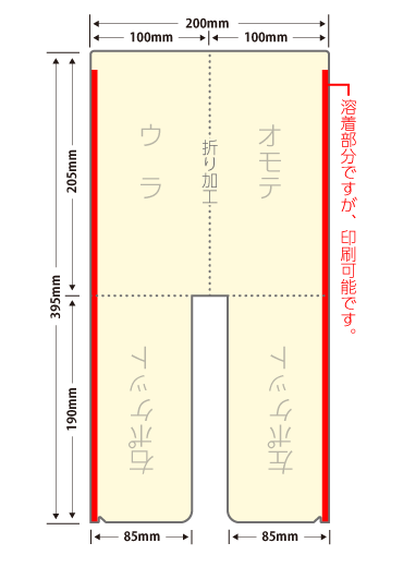 チケットホルダーダブルポケット