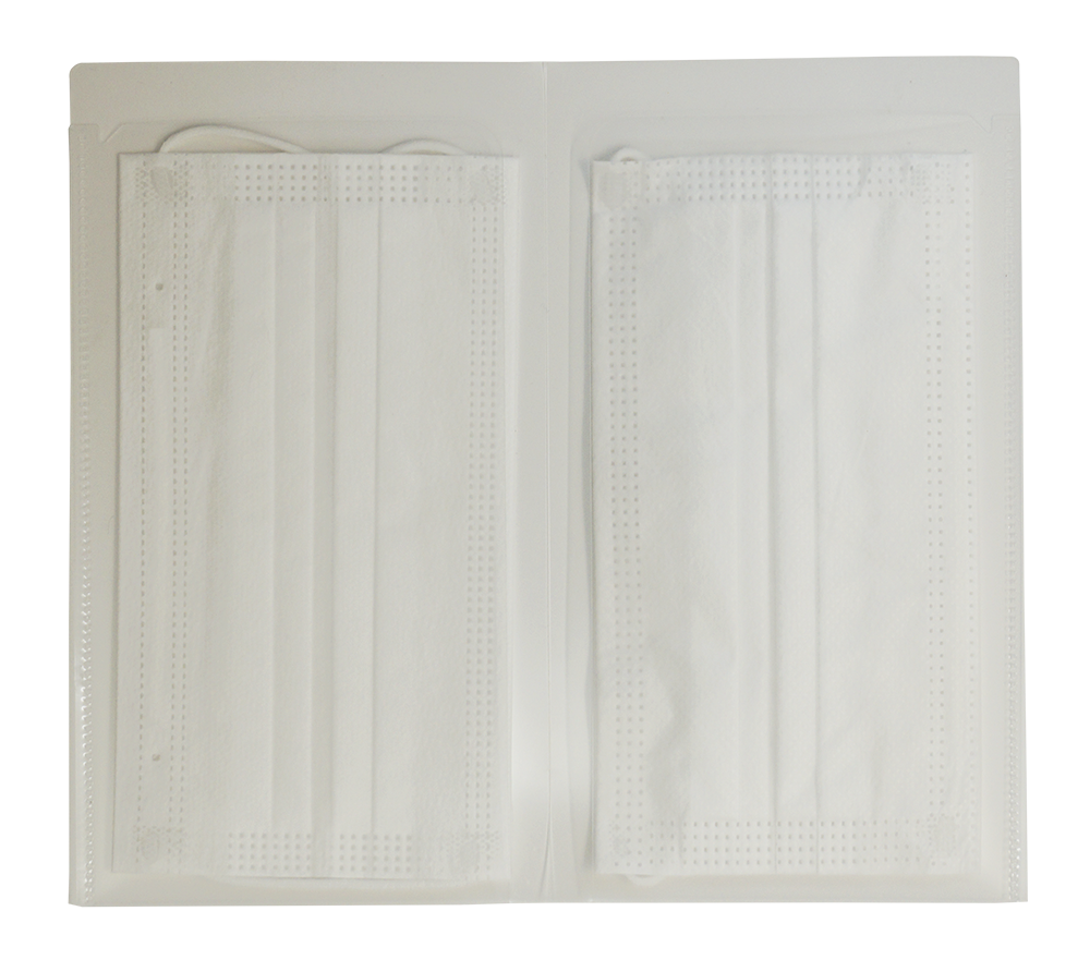 抗菌マスクケースダブルポケット