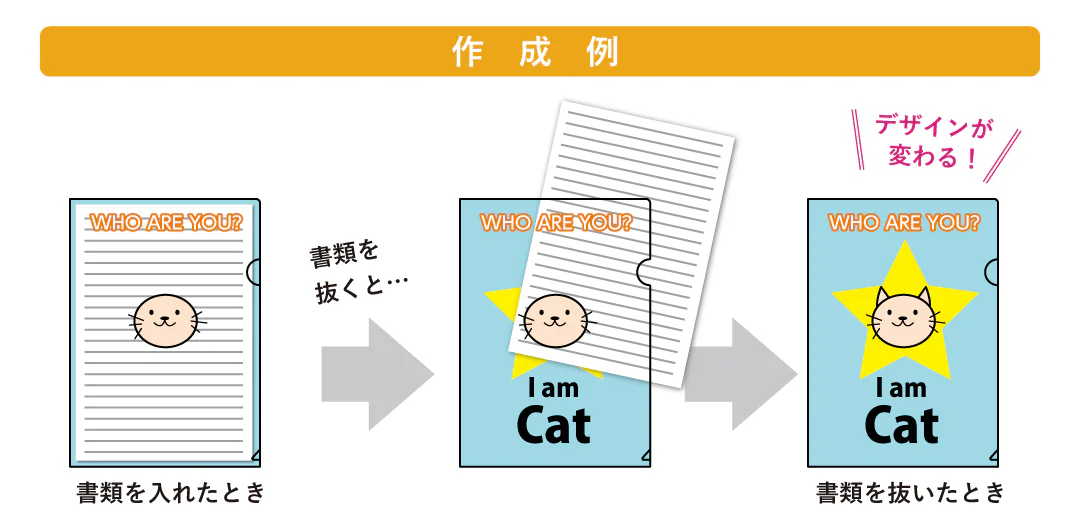 マジッククリアファイル データ作成方法
