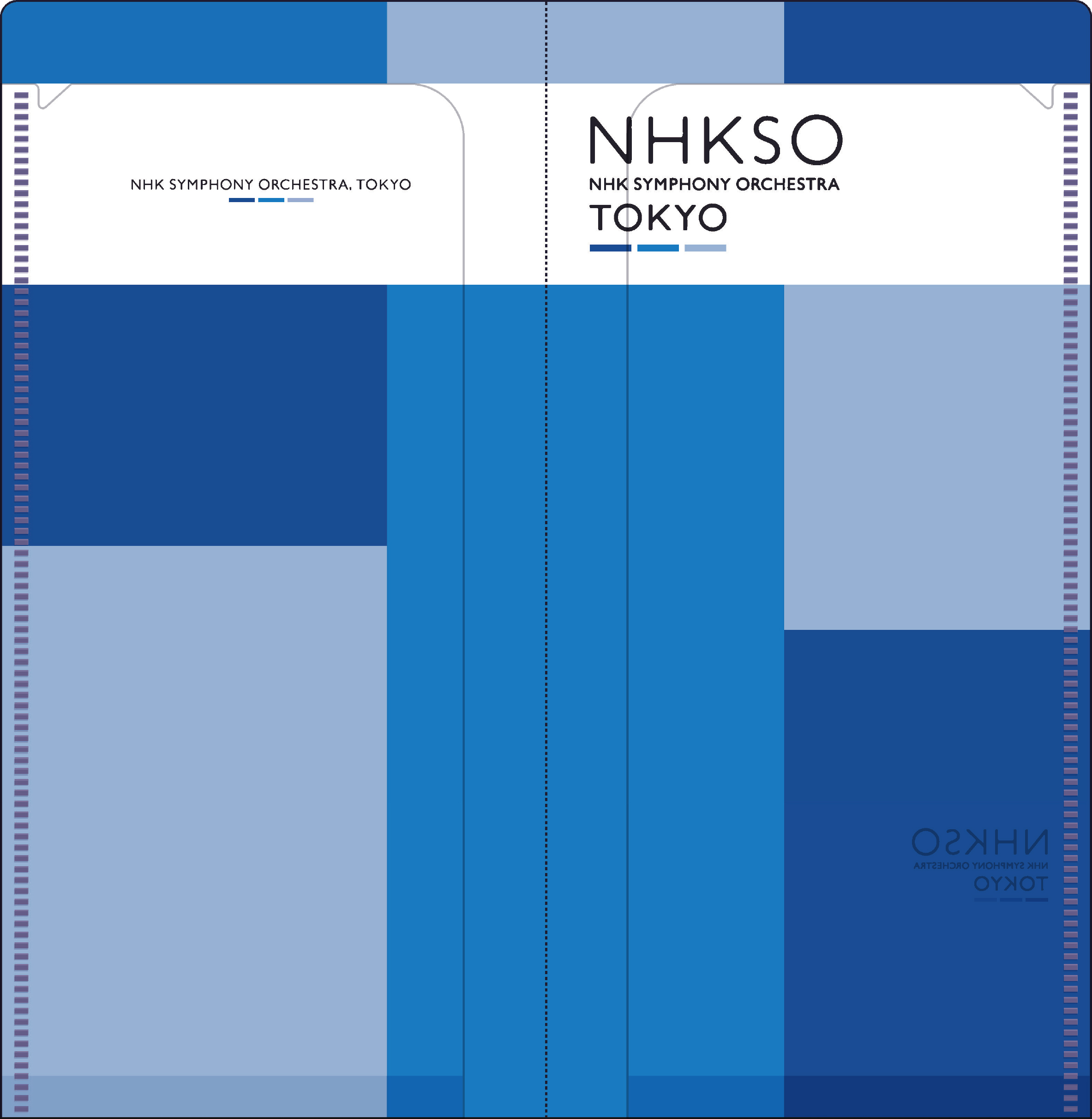 チケットホルダーダブルポケット